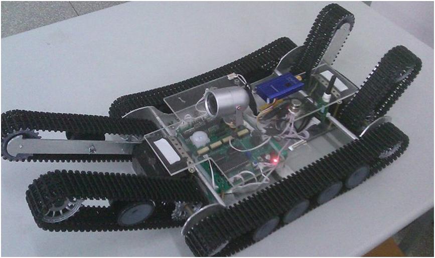 Coal mine rescue robot