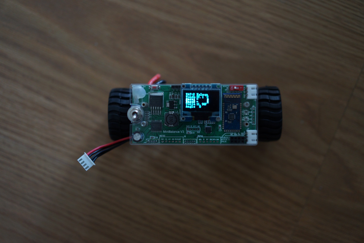 Self-balance robot top view